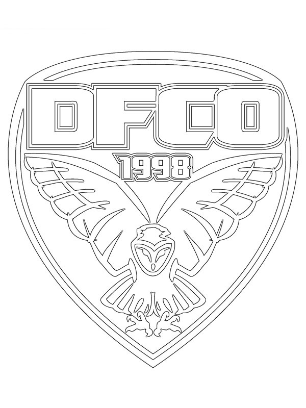 Dijon FCO Coloring page