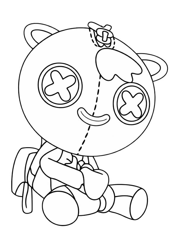 Dizzy Booboo (Poppy Playtime) Coloring page