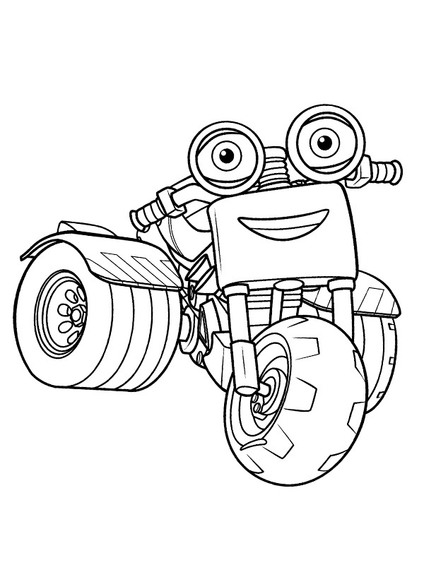 Ricky Zoom DJ Rumbler Coloring page
