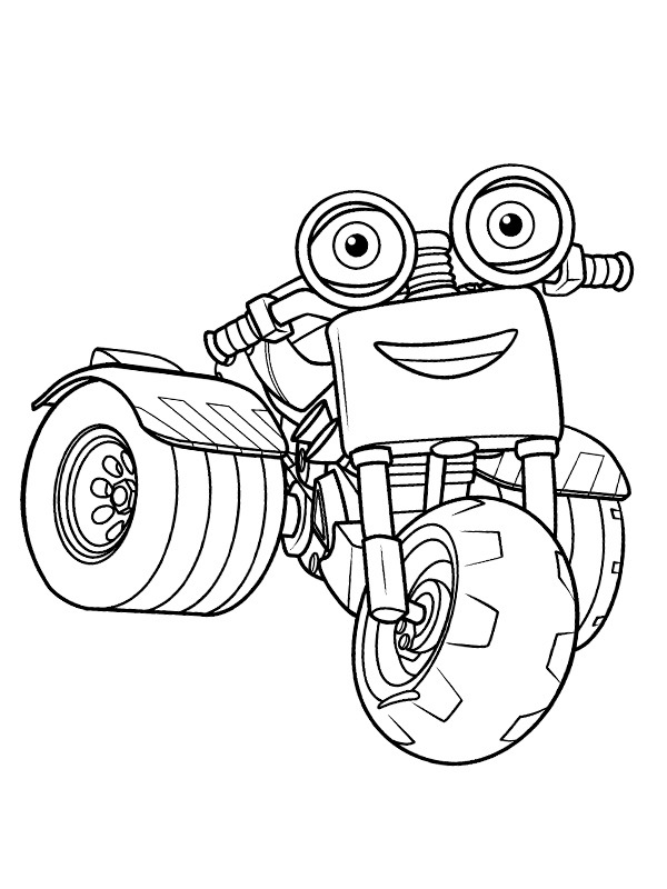 Ricky Zoom DJ Rumbler Coloring page Ricky Zoom DJ Rumbler Coloring page