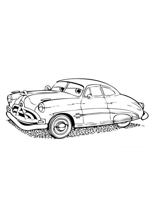 Doc Hudson (cars) Coloring page