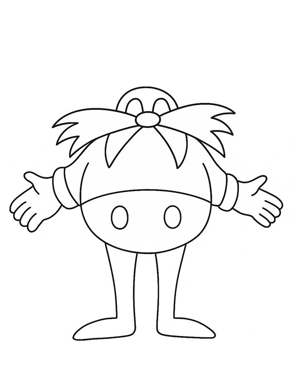 Doctor Eggman Coloring page Doctor Eggman Coloring page
