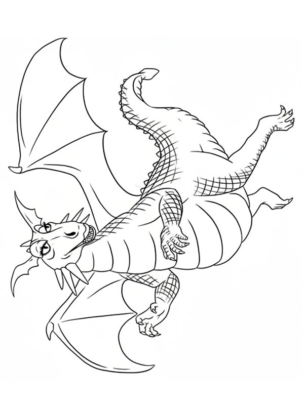 Dragon (Shrek) Coloring page