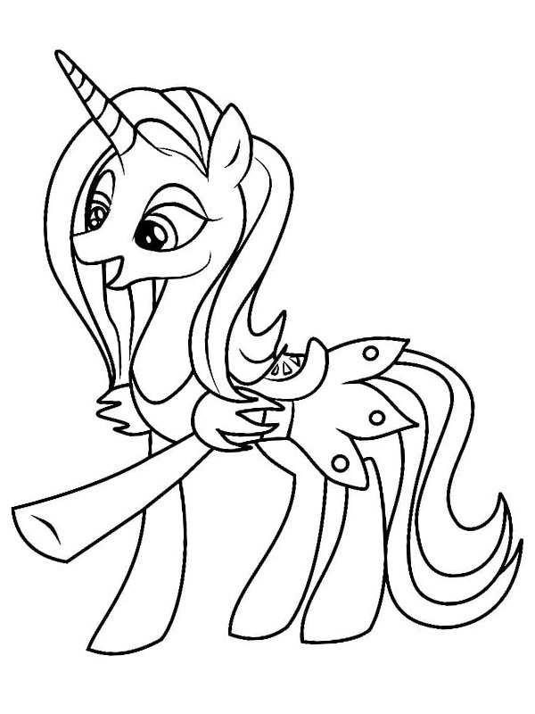 Unicorn Sassy Saddles Coloring page Unicorn Sassy Saddles Coloring page
