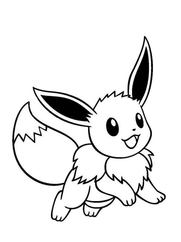 Eevee (Pokémon) Coloring page