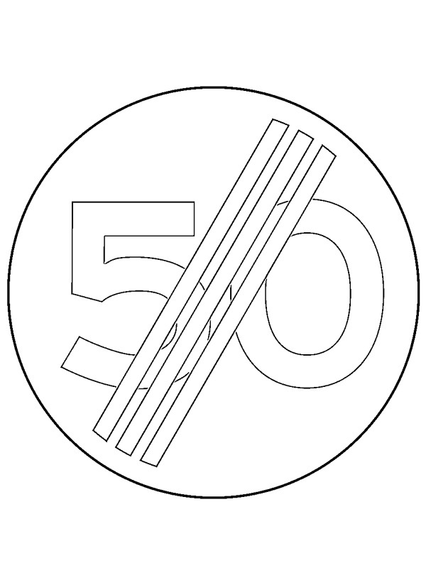 End of maximum speed Coloring page End of maximum speed Coloring page