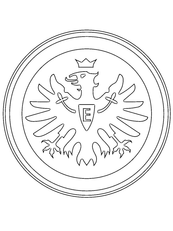 Eintracht Frankfurt Coloring page Eintracht Frankfurt Coloring page