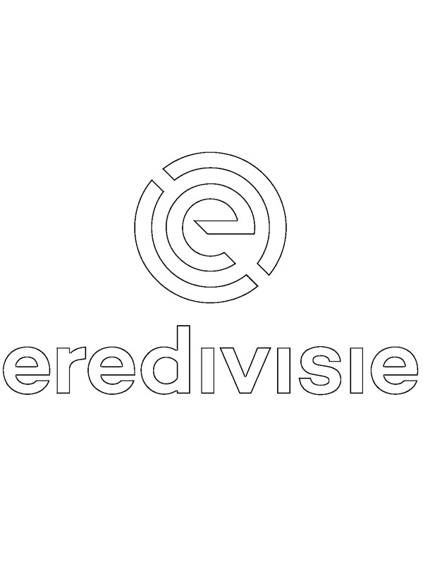 Eredivisie logo Coloring page Eredivisie logo Coloring page