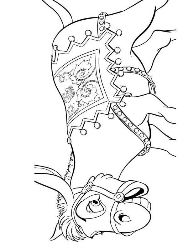 donkey Coloring page