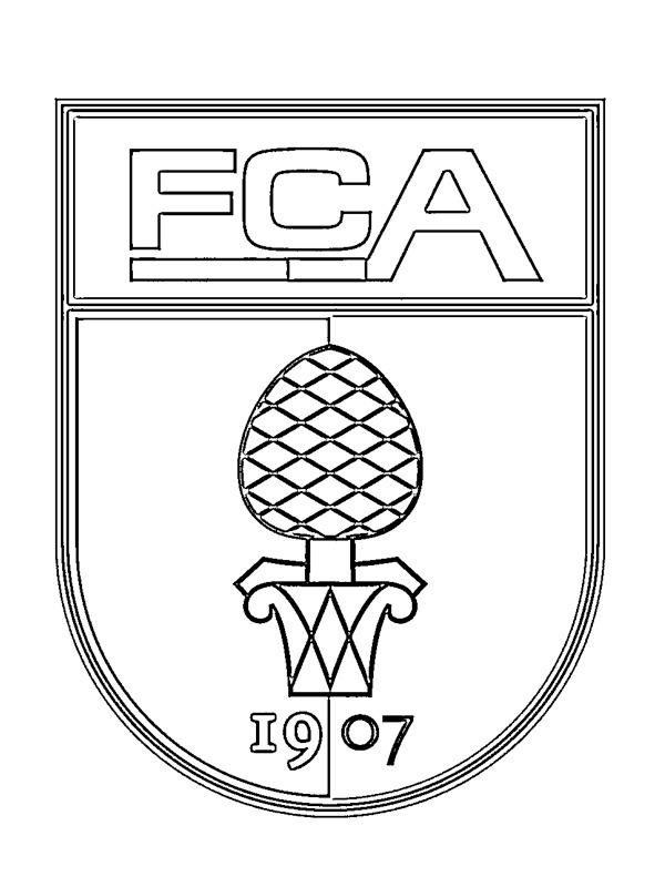 FC Augsburg Coloring page