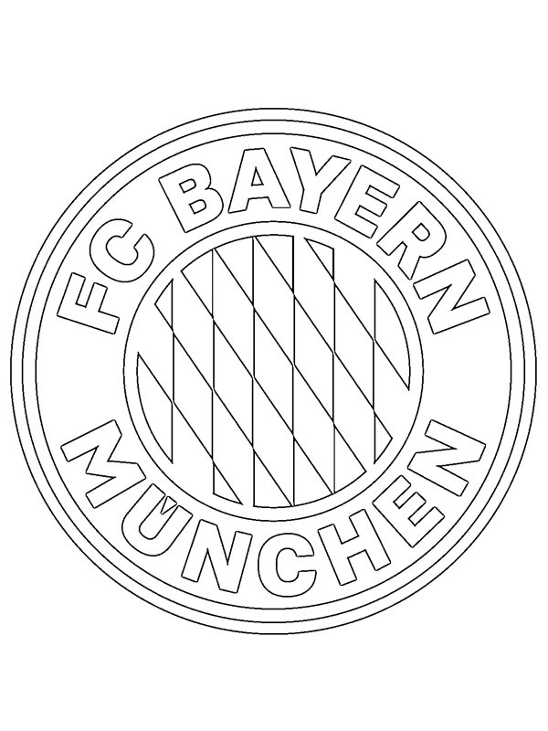FC Bayern Munich Coloring page FC Bayern Munich Coloring page