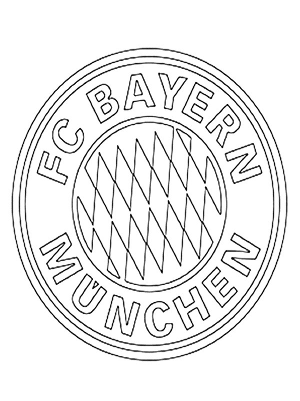 FC Bayern Munich Coloring page FC Bayern Munich Coloring page