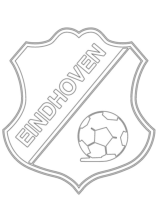 FC Eindhoven Coloring page