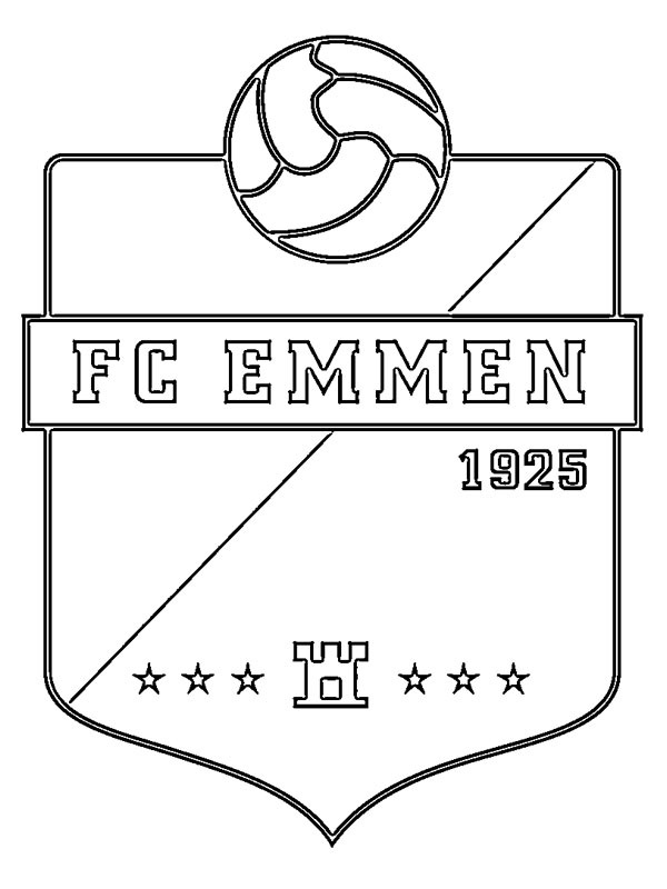 FC Emmen Coloring page