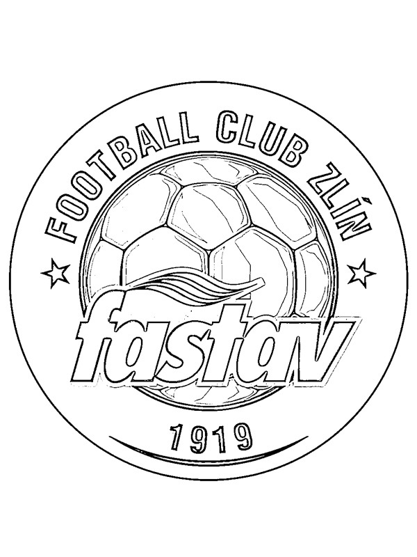 FC Fastav Zlín Coloring page FC Fastav Zlín Coloring page