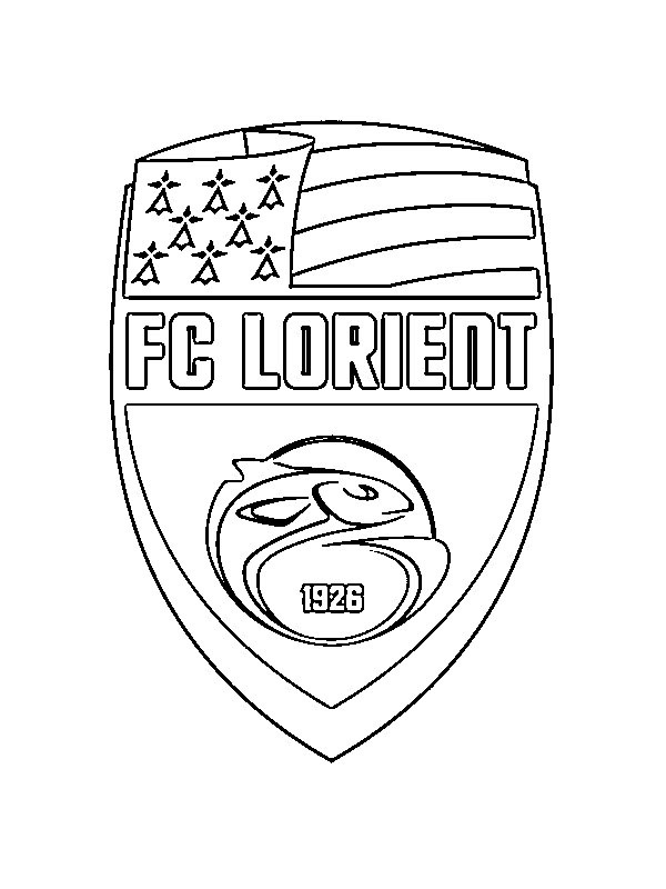 FC Lorient Coloring page
