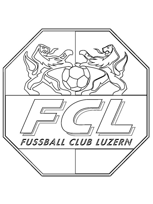 FC Luzern Coloring page