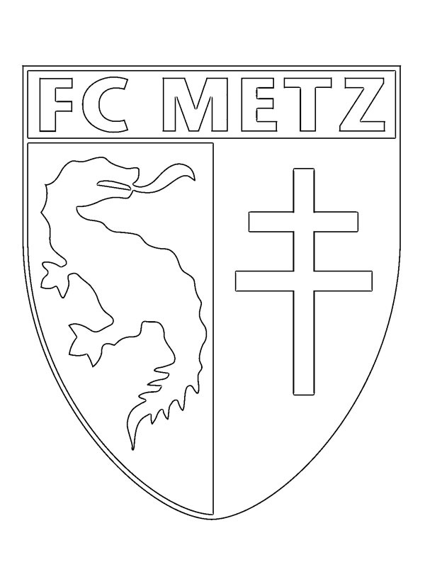 FC Metz Coloring page