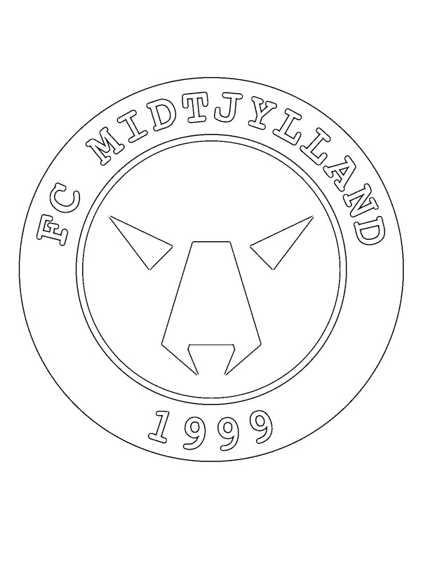 FC Midtjylland Coloring page