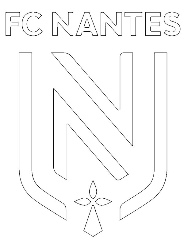 FC Nantes Coloring page