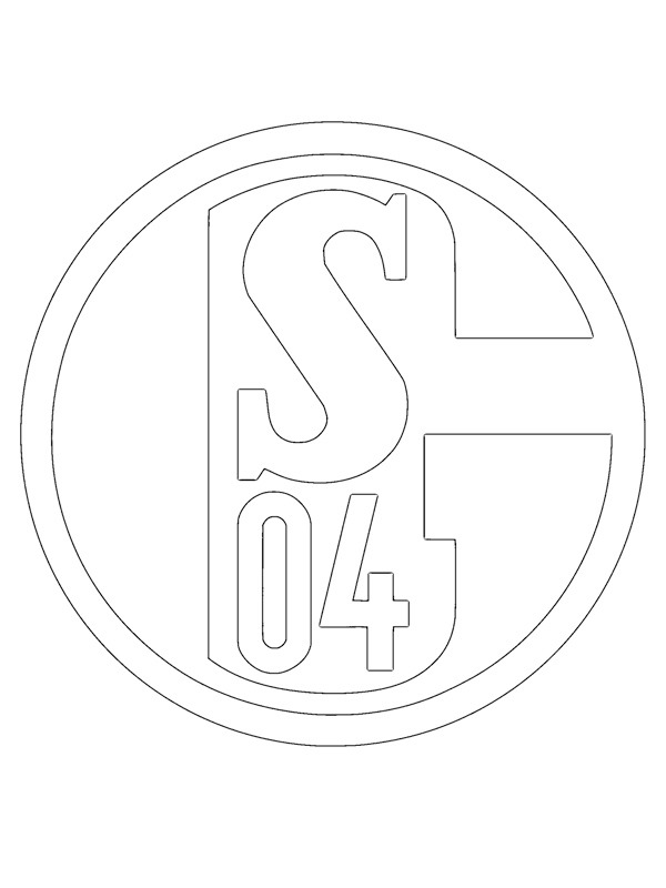FC Schalke 04 Coloring page