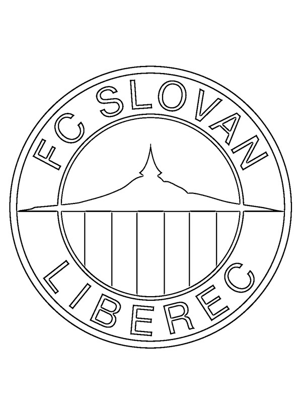 FC Slovan Liberec Coloring page