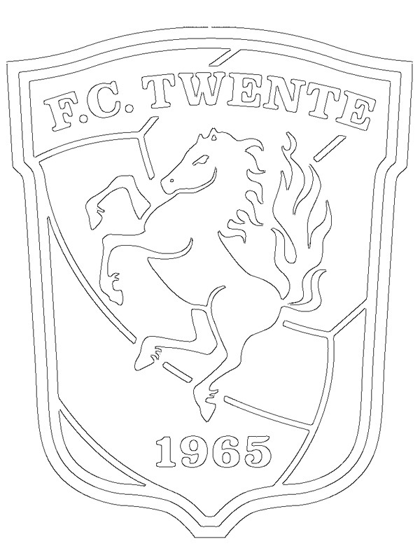 FC Twente Coloring page