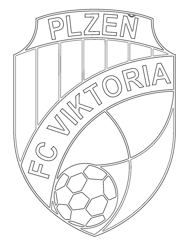 FC Viktoria Pilsen Coloring page