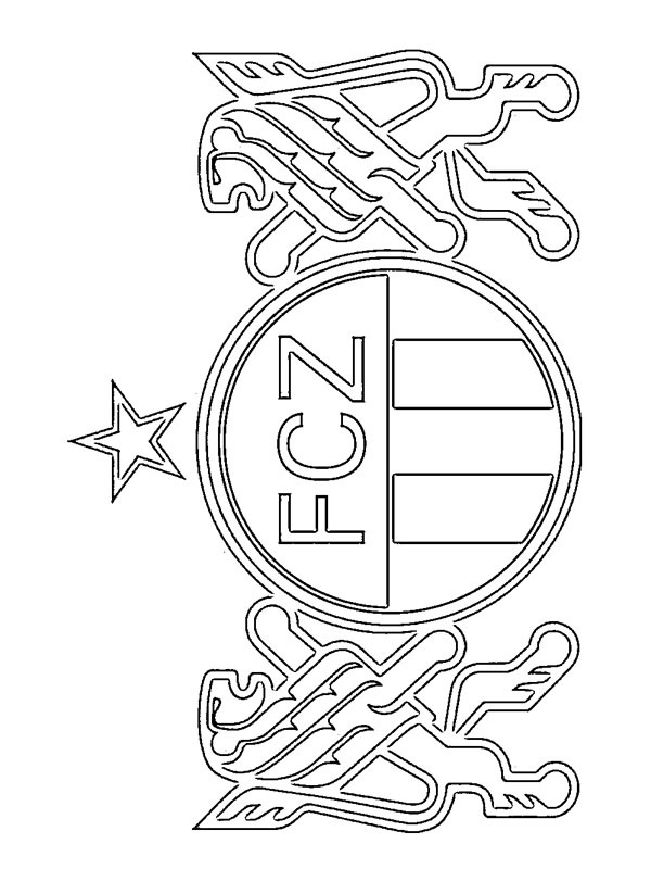 FC Zurich Coloring page