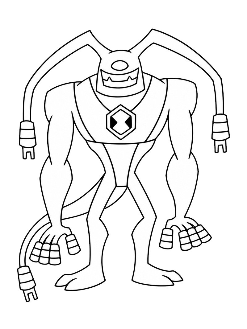 Feedback (Ben 10) Coloring page
