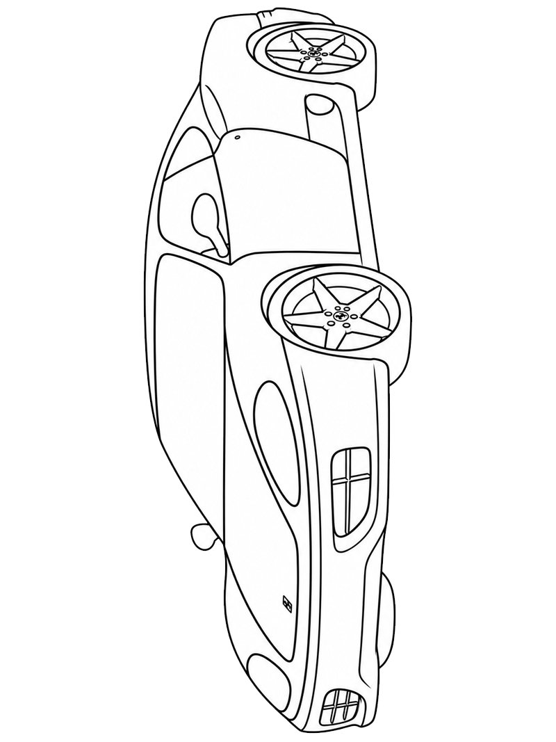 Ferrari 360 Modena Coloring page