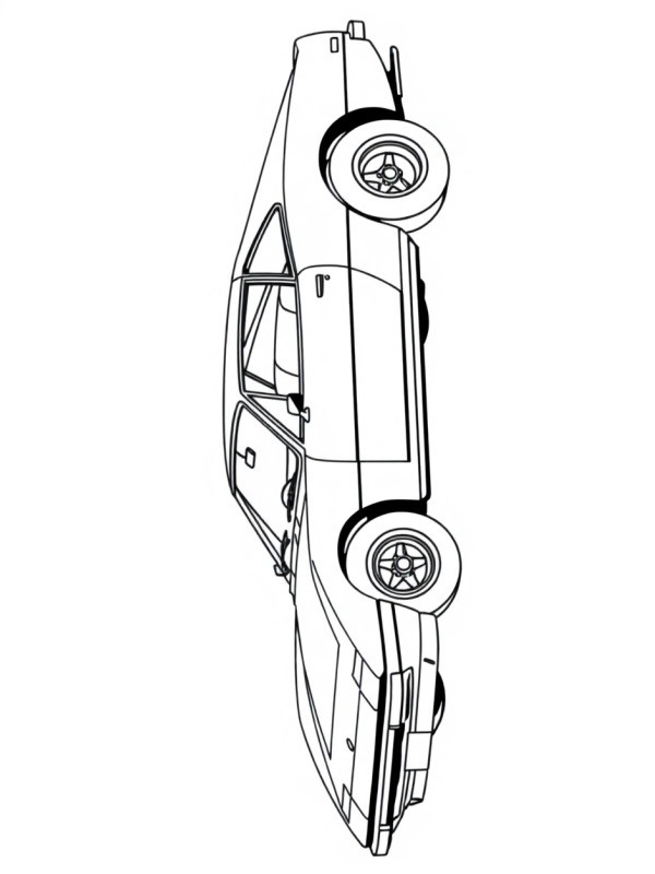 Ferrari 365 GTB/4 Daytona Coloring page Ferrari 365 GTB/4 Daytona Coloring page