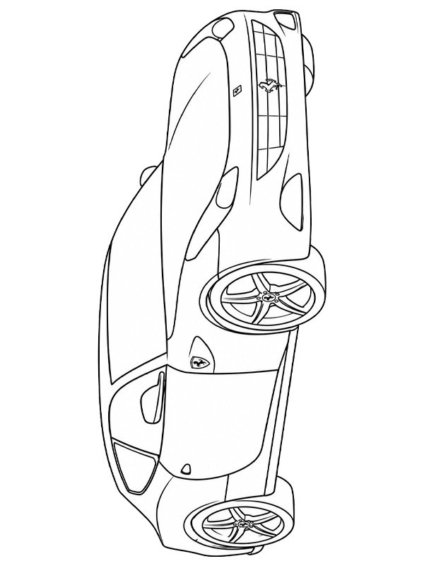 Ferrari FF Coloring page