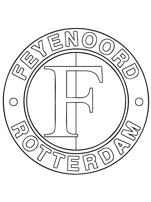 Feyenoord Rotterdam Coloring page