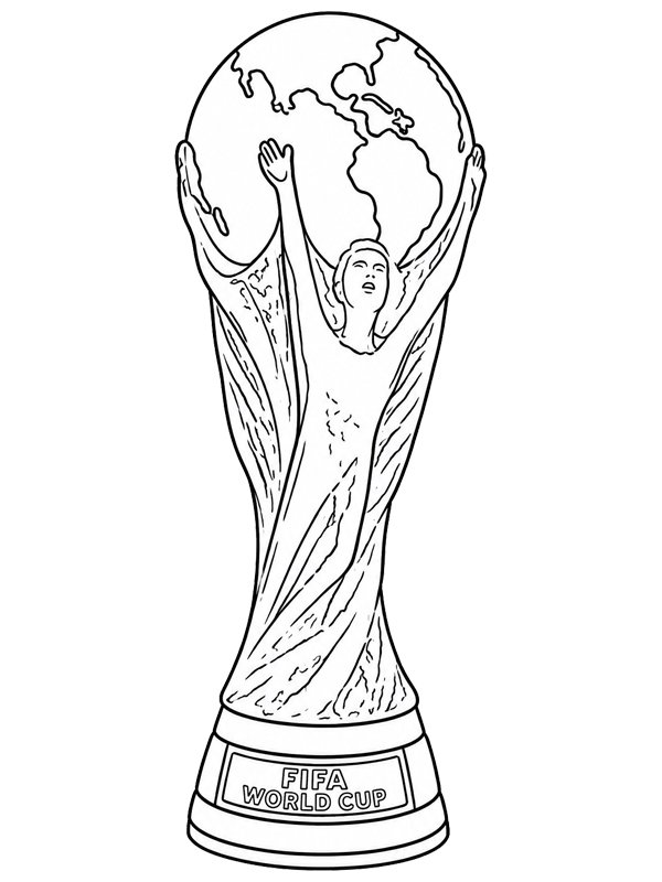 FIFA World Cup 2026 Coloring page