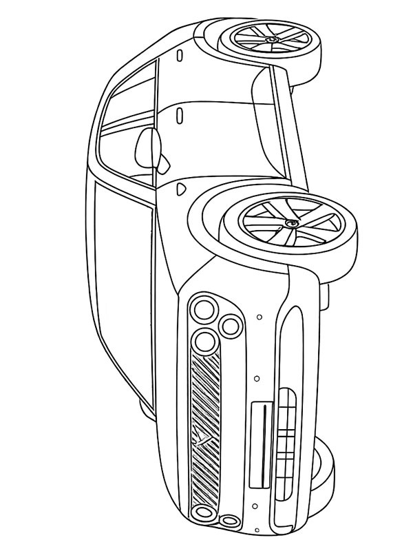 Firefly EV Coloring page