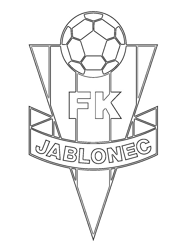 FK Jablonec Coloring page