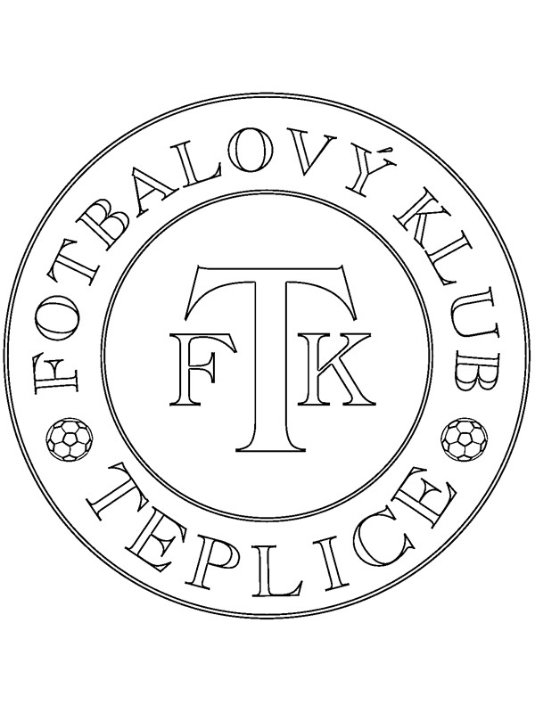 FK Teplice Coloring page