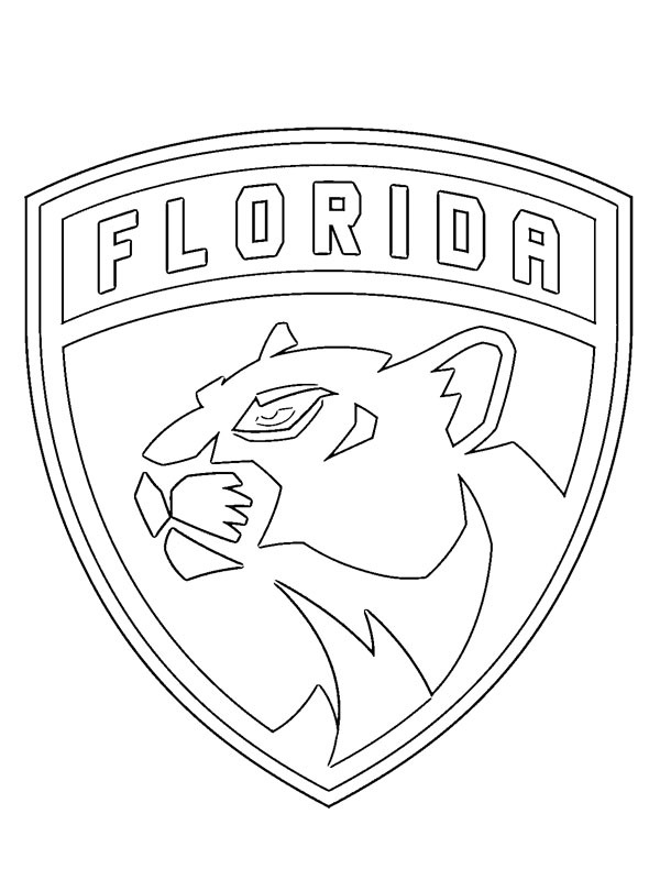 coloring pages for the florida panther