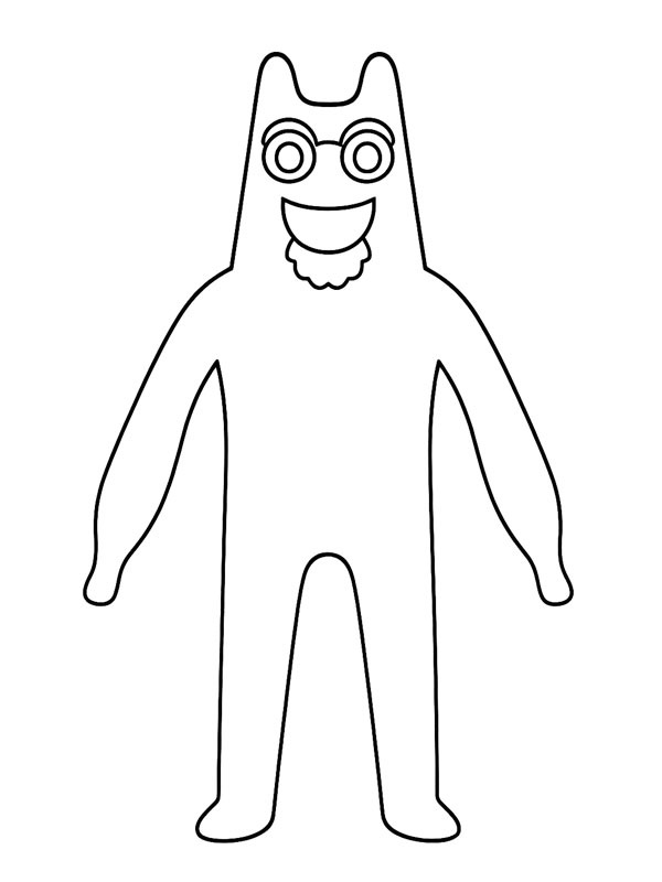 Flumbo Garten of Banban Coloring page Flumbo Garten of Banban Coloring page