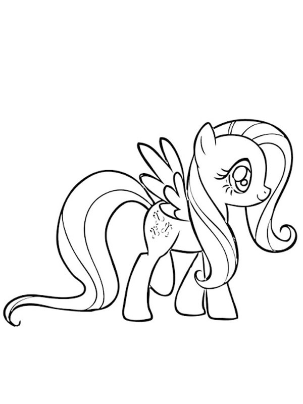Fluttershy (My Little Pony) Coloring page