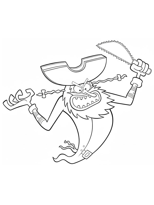 Flying Dutchman (SpongeBob SquarePants) Coloring page Flying Dutchman (SpongeBob SquarePants) Coloring page