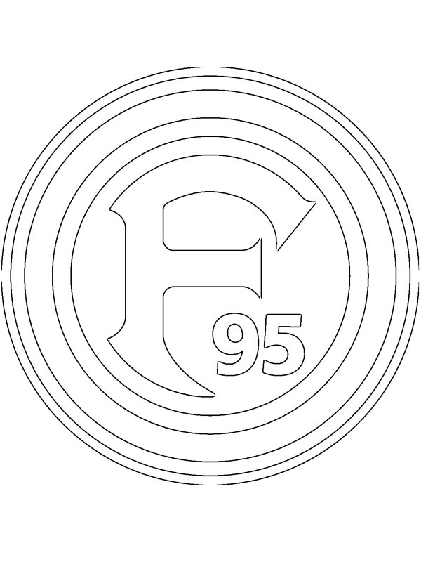 Fortuna Dusseldorf (Germany) Coloring page Fortuna Dusseldorf (Germany) Coloring page