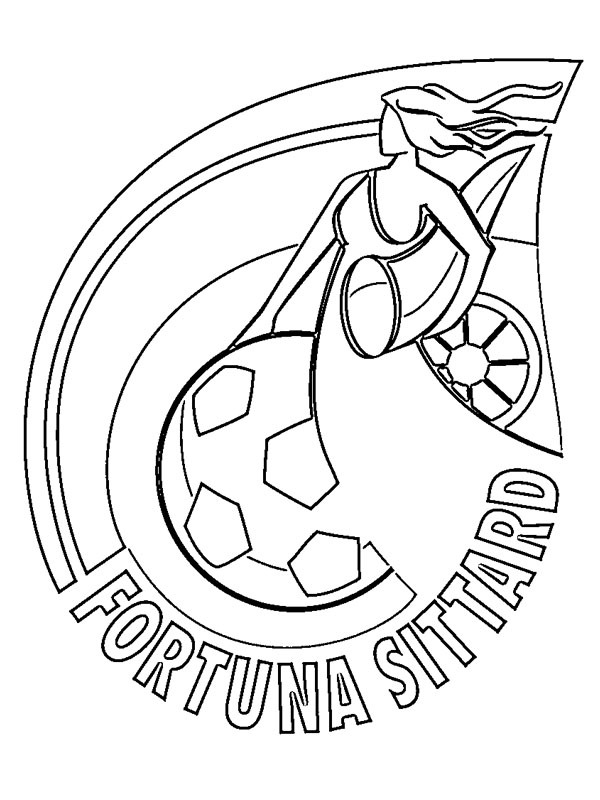 Fortuna Sittard Coloring page Fortuna Sittard Coloring page
