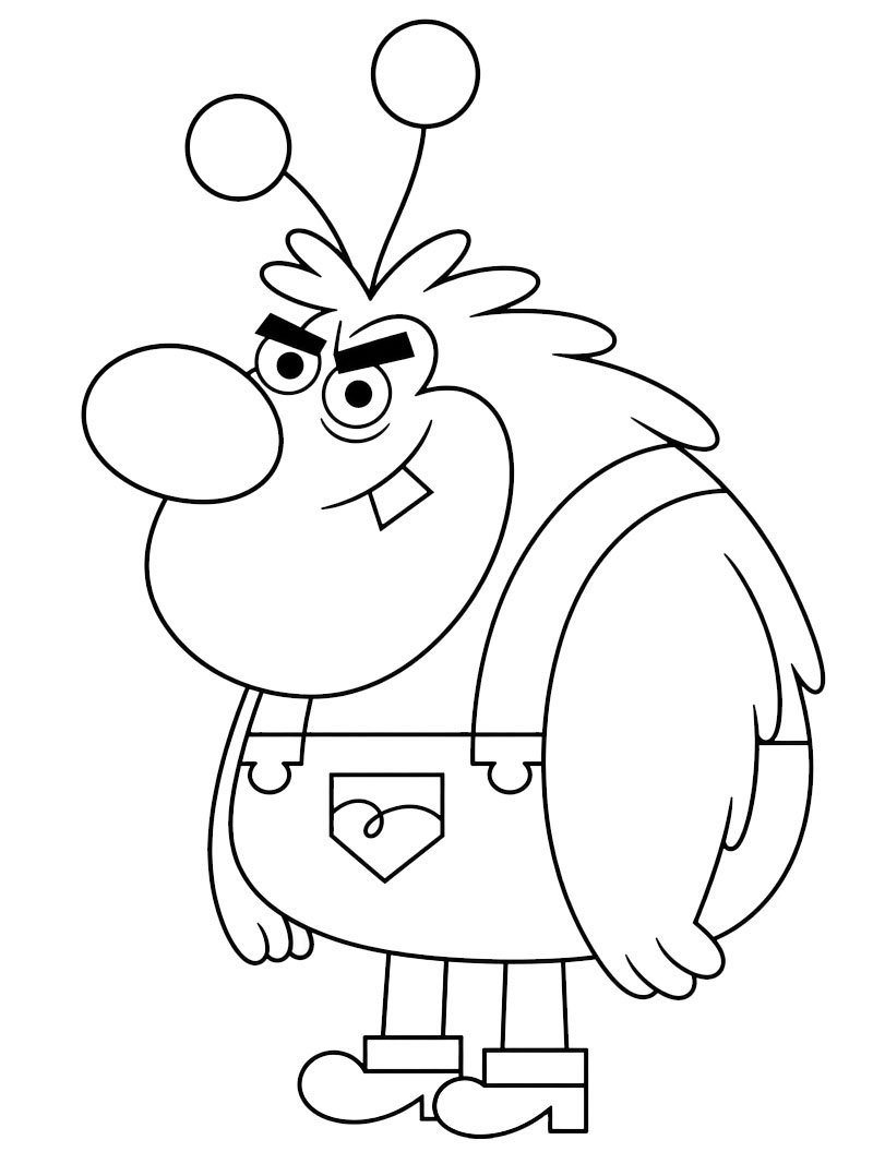 Fuzzy Lumpkins Coloring page