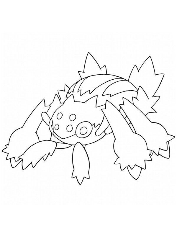 Galvantula (Pokémon) Coloring page Galvantula (Pokémon) Coloring page