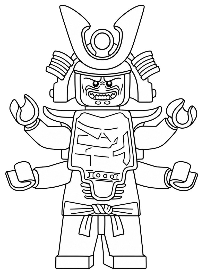 Garmadon (Ninjago) Coloring page Garmadon (Ninjago) Coloring page