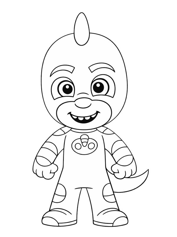 Gekko (PJ Masks) Coloring page