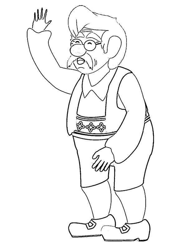 geppetto Coloring page