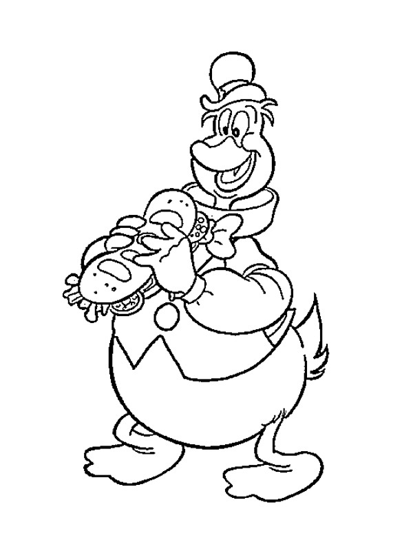 Gus Goose Coloring page